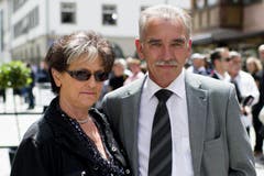 Bauchredner Urs Kliby und seine Frau Ruth. (Bild: Keystone)