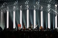 Dänemark: Die Band Anti Social Media performt den Song 'The Way You Are'. (Bild: Kerstin Joensson)
