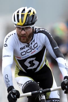 Der Schweizer Florian Vogel kann sich den dritten Platz sichern. (Bild: URS FLUEELER)