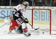 Fabian Sutter trifft zum 1:3.