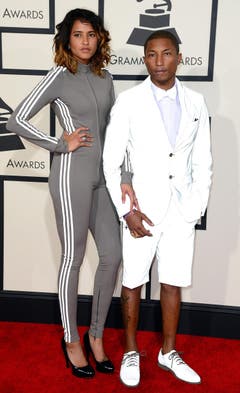 Pharrell Williams Und seine Frau Helen Lasichanh. (Bild: Keystone)