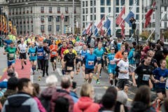 Impressionen des Swiss City Marathon in Luzern. (Bild: Pius Amrein (LZ))