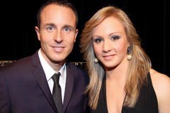 Elegant: Viktor Röthlin und Ariella Kaeslin. (Bild: André Häfliger/Neue LZ)