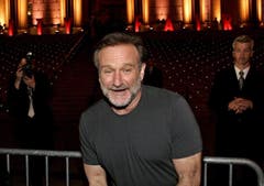 Robin Williams vor der Vanity Fair Party beim Tribeca Film Festival in New York. (Bild: Keystone)