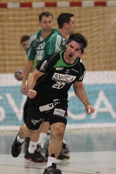 Kriens Marko Vukelic jubelt. (Bild: Philipp Schmidli/Neue LZ)