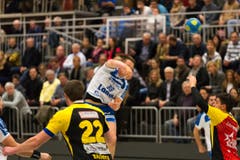 Peter Schramm vom HCK erzielte drei Treffer. (Bild: Roger Grütter / Neue LZ)