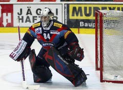 Kloten Flyers Torhueter Michael Flueckiger. (Bild: Keystone)