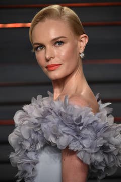 Kate Bosworth gewann keinen Oscar. Ob sie wohl deshalb so angestrengt schaut? (Bild: Keystone/Evan Agostini)