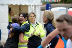 Die Läuferinnen und Läufer sind unterwegs (Bild: Dominik Wunderli/LZ)