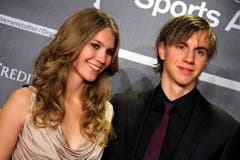 Die Krienser Miss Schweiz Kerstin Cook kam mit ihrem Freund, FCL-Spieler Silvan Büchli. (Bild: André Häfliger/Neue LZ)