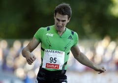 Philipp Weissenberger vom LC Zuürich wird über 400 Meter Sechster. (Bild: Keystone)