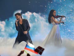 Weissrussland: Uzari & Maimuna mit ihrem Song 'Time'. (Bild: Kerstin Joensson)