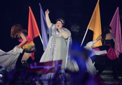 Serbien: Bojana Stamenov bei ihrem Song 'Beauty Never Lies'. (Bild: Kerstin Joensson)