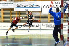 Pascal Willisch beim Abschluss. (Bild: Remo Nägeli / Neue LZ)