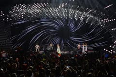 Russland: Polina Gagarina performt ihren Song 'A Million Voices'. (Bild: Kerstin Joensson)