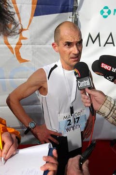 Woody Schoch, der Sieger des 5. Lucerne Marathons. (Bild: Nadia Schärli / Neue LZ)