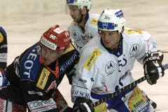 EVZ-SC BERN IN DER HERTI PAUL DI PIETRO UND CHRISTIAN DUBE. 8. OKTOBER 2002 (NEUE ZZ/WERNER SCHELBERT) (Bild: Neue LZ)