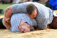 UNSPUNNEN, UNSPUNNENFEST, TRACHTENFEST, SCHWINGEN, UNSPUNNENSCHWINGET, SCHWINGET, (Bild: Keystone)