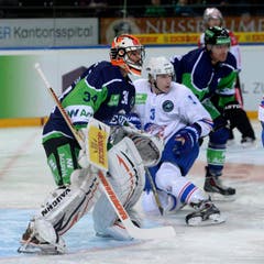 EVZ-Torhüter Brian Boucher. (Bild: Keystone)