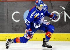Der Zürcher Reto Schäppi jubelt nach seinem Penalty-Tor. (Bild: Keystone)