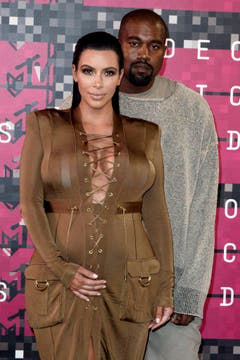 Hält die Liebe von Kim Kardashian und Kanye West länger als die ersten beiden Ehen der US-Schönheit? (Bild: Keystone)