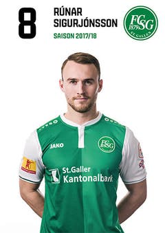 Runar Sigurjonsson: Note 4. In der ersten Halbzeit ein solides Spiel, taucht dann aber nach der Pause ab. (Bild: pd)