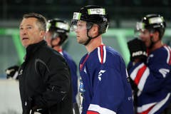 Harold Kreis und Pierre-Marc Bouchard. (Bild: Philipp Schmidli)