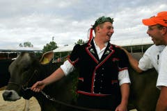 Zu den schönsten Erfolgen von Philipp Laimbacher zählen der zweite Platz am Eidgenössischen 2004 in Luzern. (Bild: Werner Schelbert)