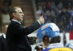Kloten Flyers Cheftrainer Felix Fige) Hollenstein ( (Bild: Keystone)