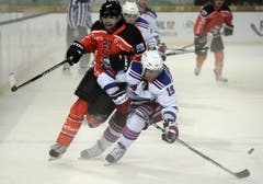 Josh Holden (links) gegen Brad Richards. (Bild: Keystone)