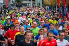 Super Stimmung am Swiss City Marathon. (Bild: Philipp Schmidli)