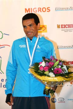 Tadesse Abraham am Luzerner Stadtlauf (Bild: Philipp Schmidli / Neue LZ)