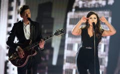 Estland: Die Sänger Elina Born and Stig Rasta (links). (Bild: GEORG HOCHMUTH)