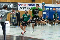 Der Krienser Nicolas Raemy beim Abschluss. (Bild: Roger Grütter / Neue LZ)