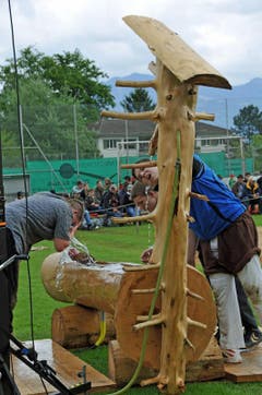 Der Schwingerbrunnen (Bild: Robert Hess / Neue OZ)