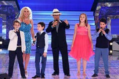 29. September 2010: In einer Sendung des italianischen Fernsehens mit Antonella Clerici. (Bild: Imago)