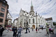 800 Gäste nahmen Abschied. (Bild: Keystone)