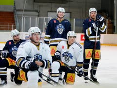 Robin Grossmann, Sven Senteler, Carl Klingberg, Reto Suri und Timo Helbling (von links). (Bild: Stefan Kaiser (Neue ZZ))