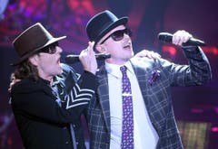 Erfolgreiches Duo: Udo Lindenberg und Jan Delay. (Bild: Keystone)