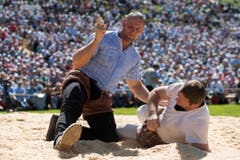 Impressionen vom Schwägalp-Schwinget 2016. (Bild: Keystone)