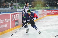 Zugs Björn Christen läuft auf und davon. (Bild: Dominik Wunderli / Neue LZ)