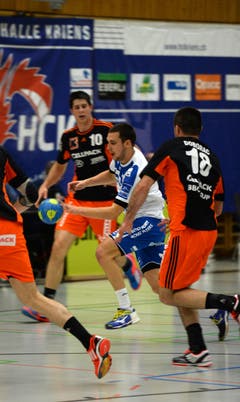 Nik Tominec gelangen gegen seine ehemaligen Teamkollegen 6 Tore. (Bild: Nadia Schärli)
