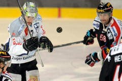 Björn Christen (links) und Sandy Jeannin. (Bild: Keystone)