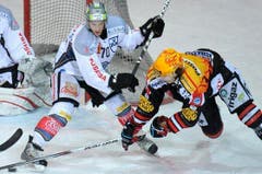 Yannick Blaser (links) und Julien Sprunger. (Bild: Keystone)