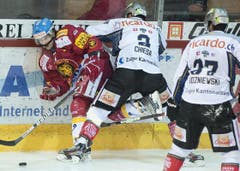 Martin Stettler (links) gegen Alessandro Chiesa. (Bild: Keystone)