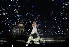 Russland: Polina Gagarina bei ihrem Song 'A Million Voices'. (Bild: Kerstin Joensson)