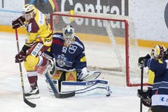 Noah Rod von Servette Genf beim Tor zum 0:1. (Bild: Urs Flüeler / Keystone)