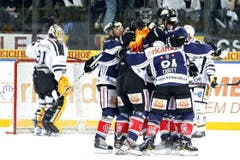 Zuger Jubel. (Bild: Keystone)