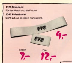 Die Stirnbänder durften offiziell auch ausserhalb des Stadions getragen werden.