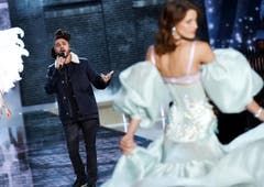 The Weeknd bei einem Auftritt. (Bild: Keystone)